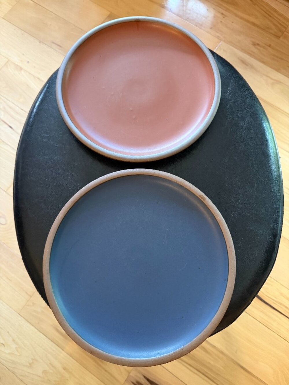 Pair of East For Dinner Plates - Seconds: Amaro & Blue Ridge